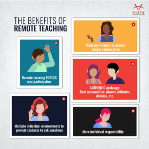 The benefits remote teaching