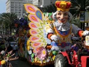 The first recorded Mardi Gras parade was held in New Orleans in 1857
